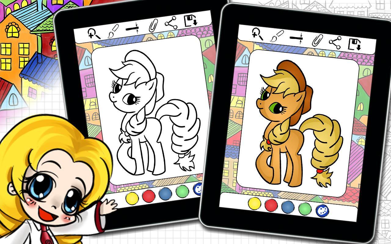 Art Pony Coloring Book