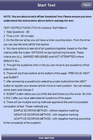 On Campus Test Simulator LITE