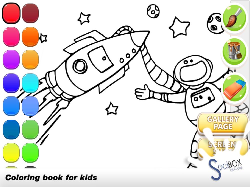 Space Coloring Book