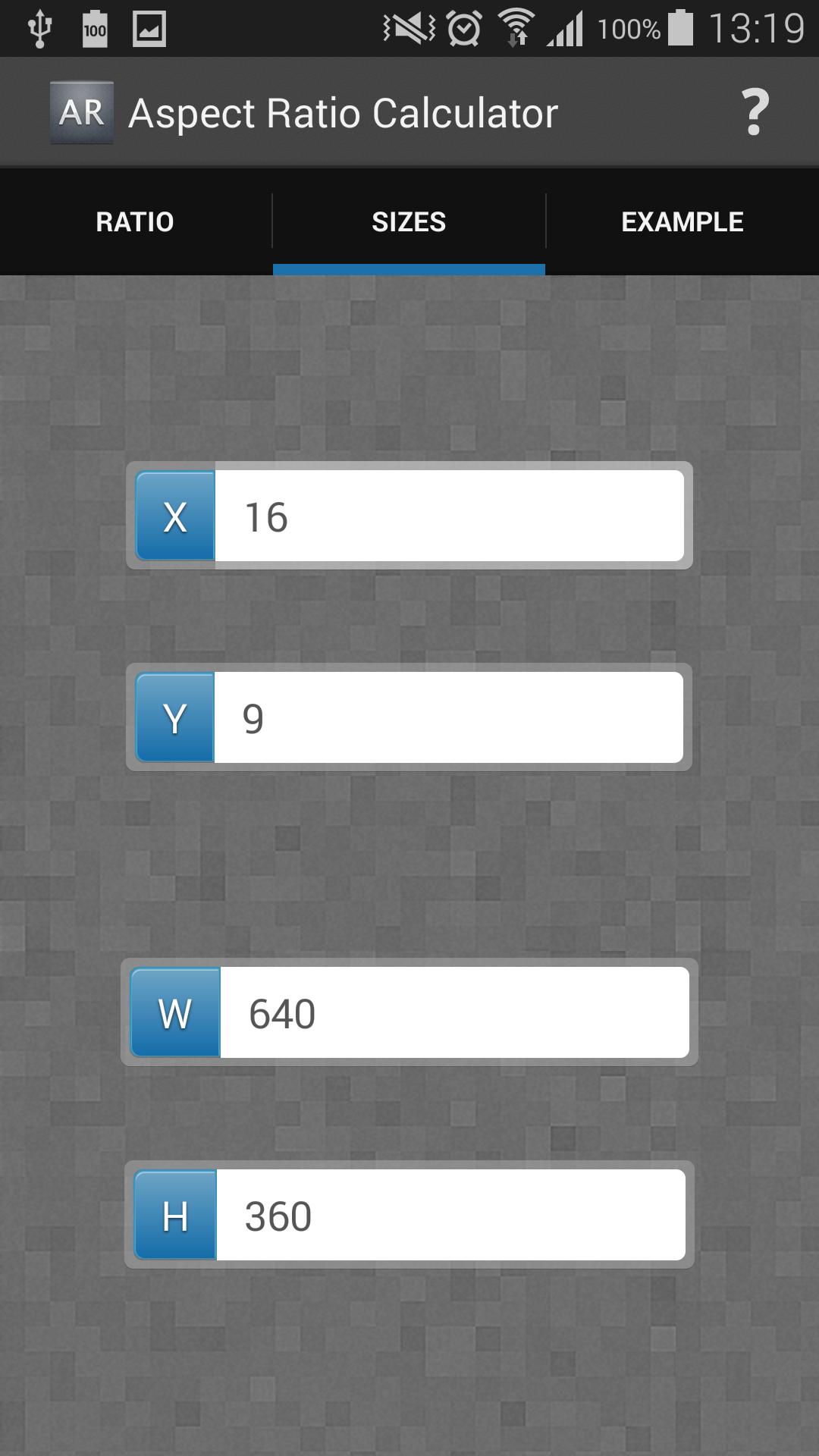 easy Aspect Ratio Calculator