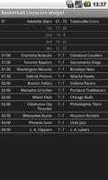 Basketball Livescore Widget