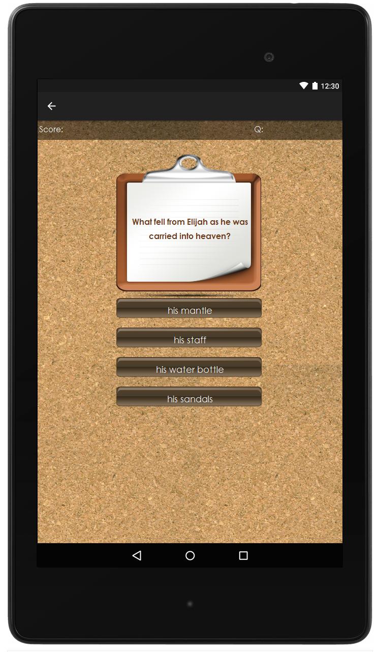 Bible Trivia Game Free