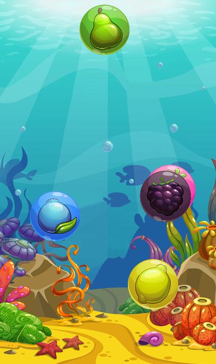 Baby game popping bubbles