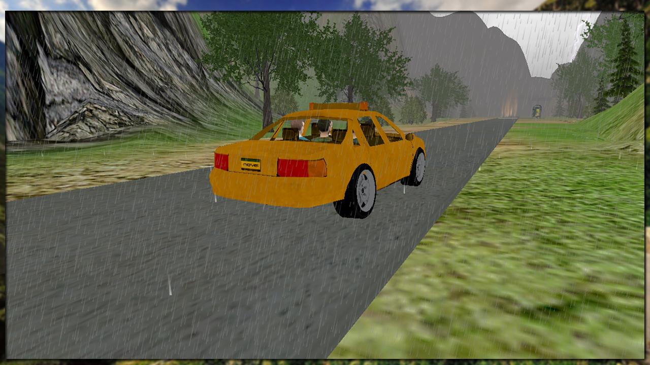 Offroad  Mountain Taxi Driving : Taxi Cab Motorcar