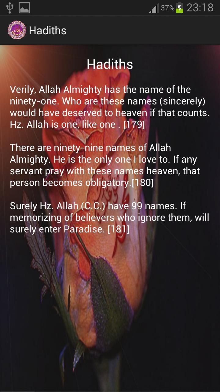 99 names of Allah with sound