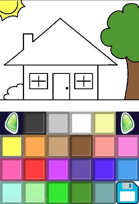 Easy Fill Coloring Game