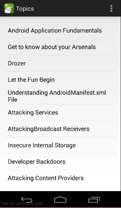 Android Pentesting Tutorials