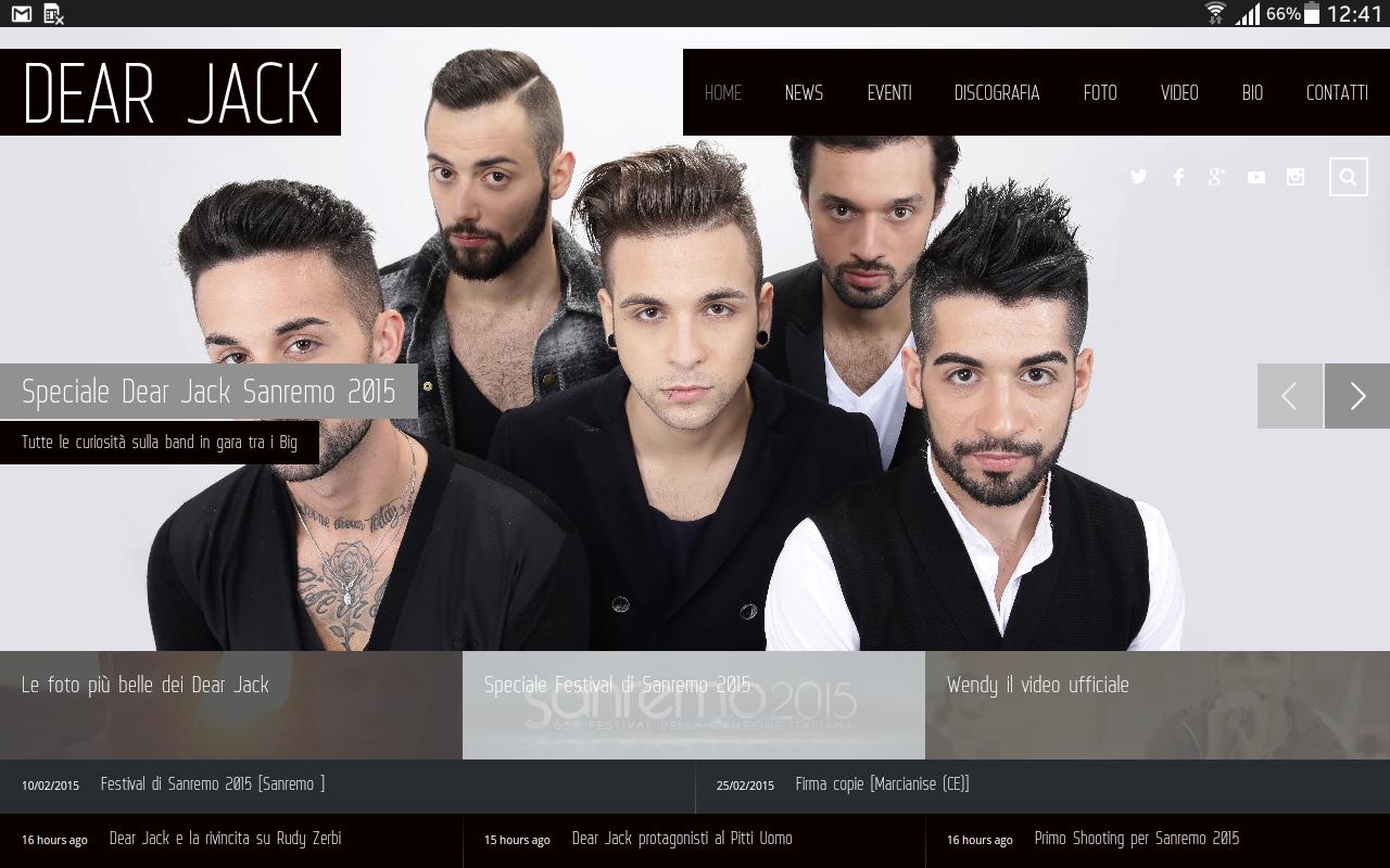 Dear Jack official app