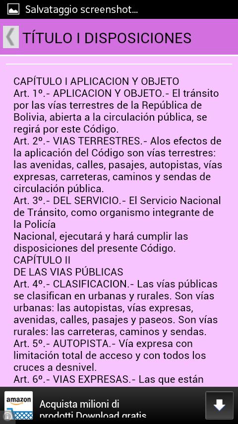 CODIGO DEL TRANSITO DE BOLIVIA