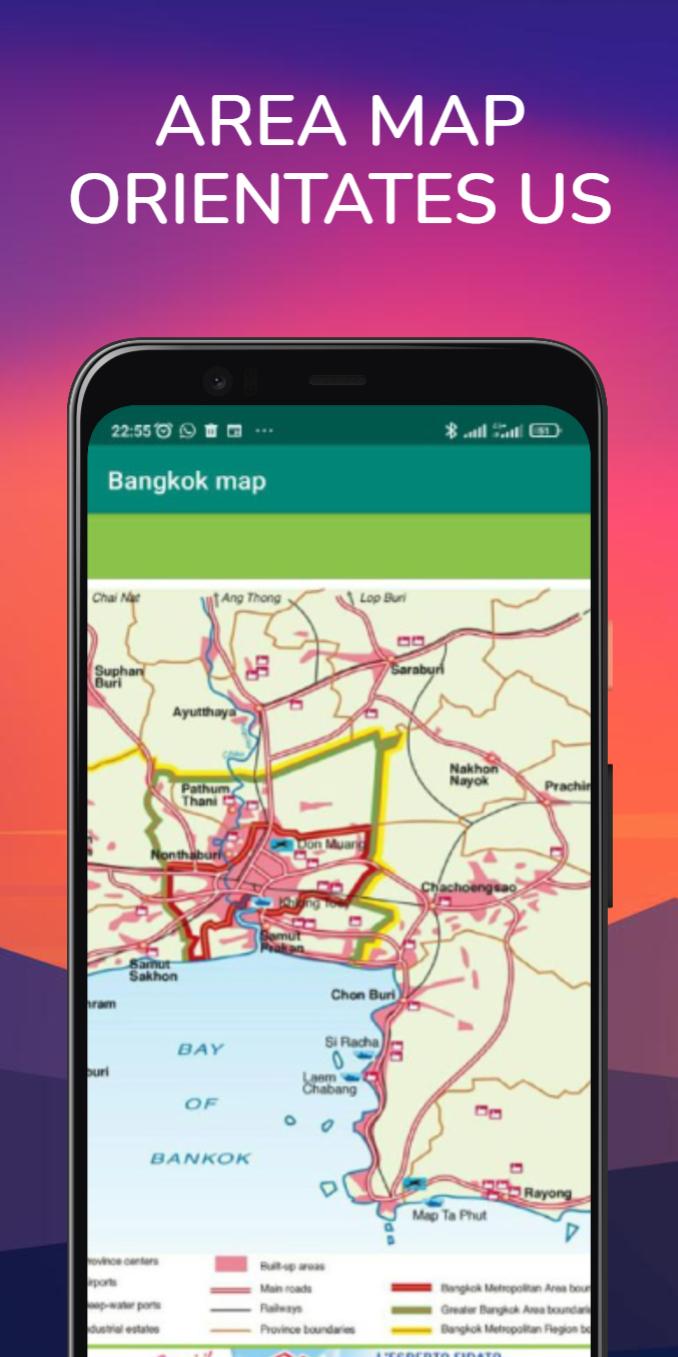 Bangkok map