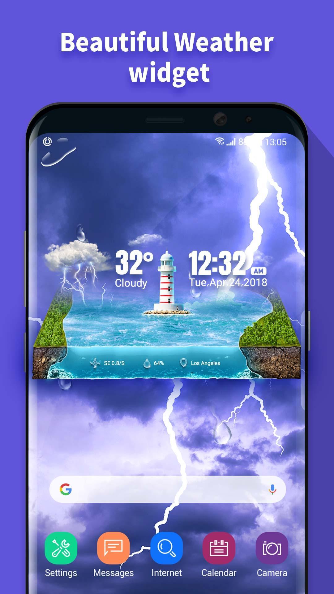Hourly Weather Widget for 2018