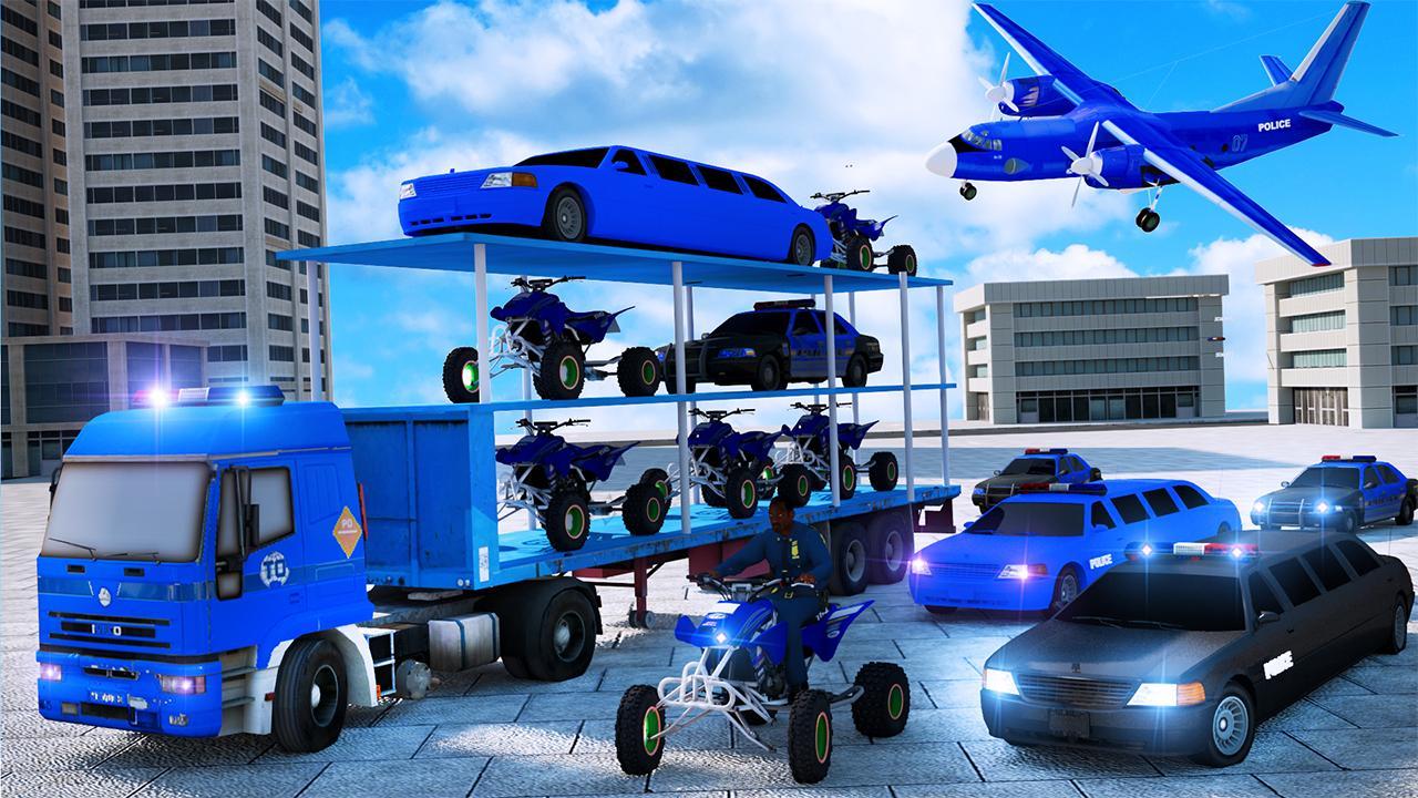US Police Limousine Car Atv Bike Truck Transporter