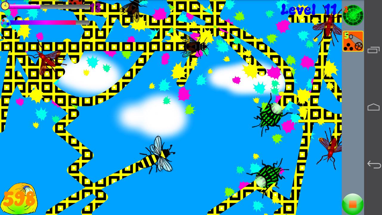 Kill the bugs - Crazy Bugs