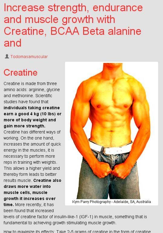 Increase muscle mass