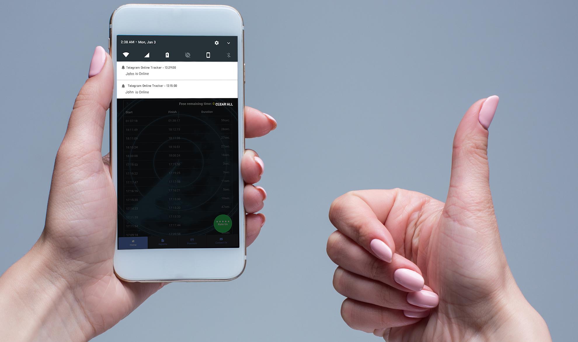 Telegram Online Tracker