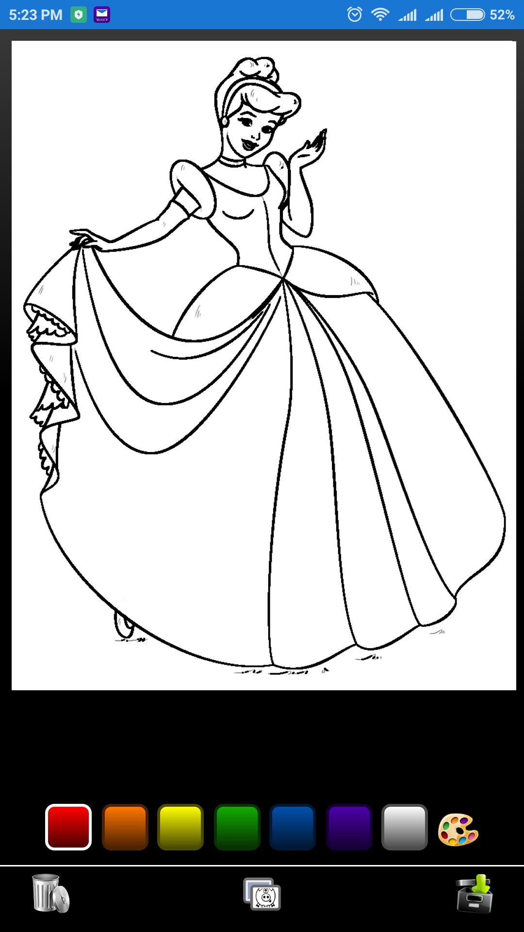 Beautiful Princess Coloring