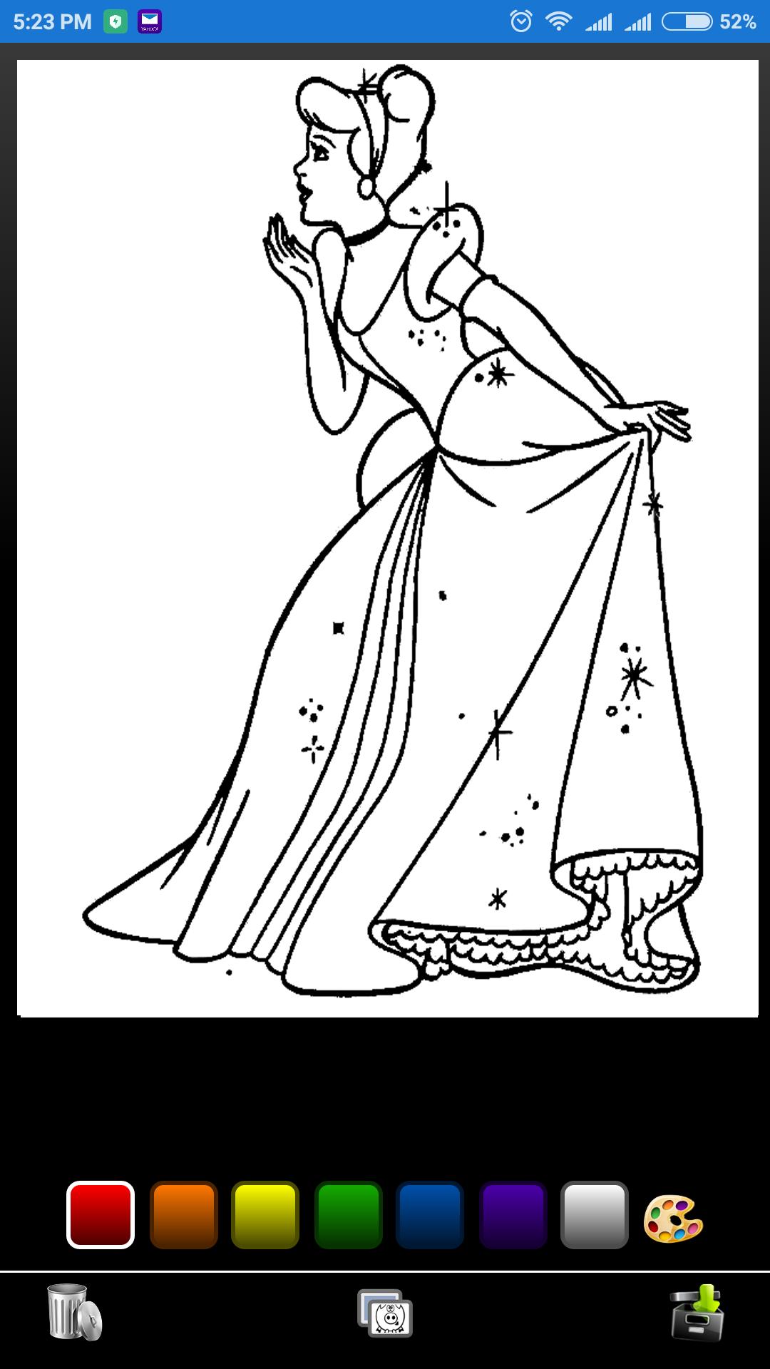 Beautiful Princess Coloring