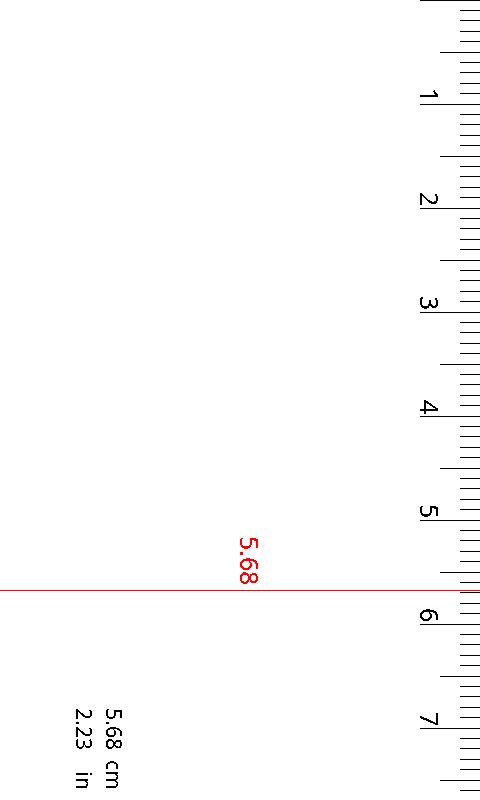Ruler(cm, inch)