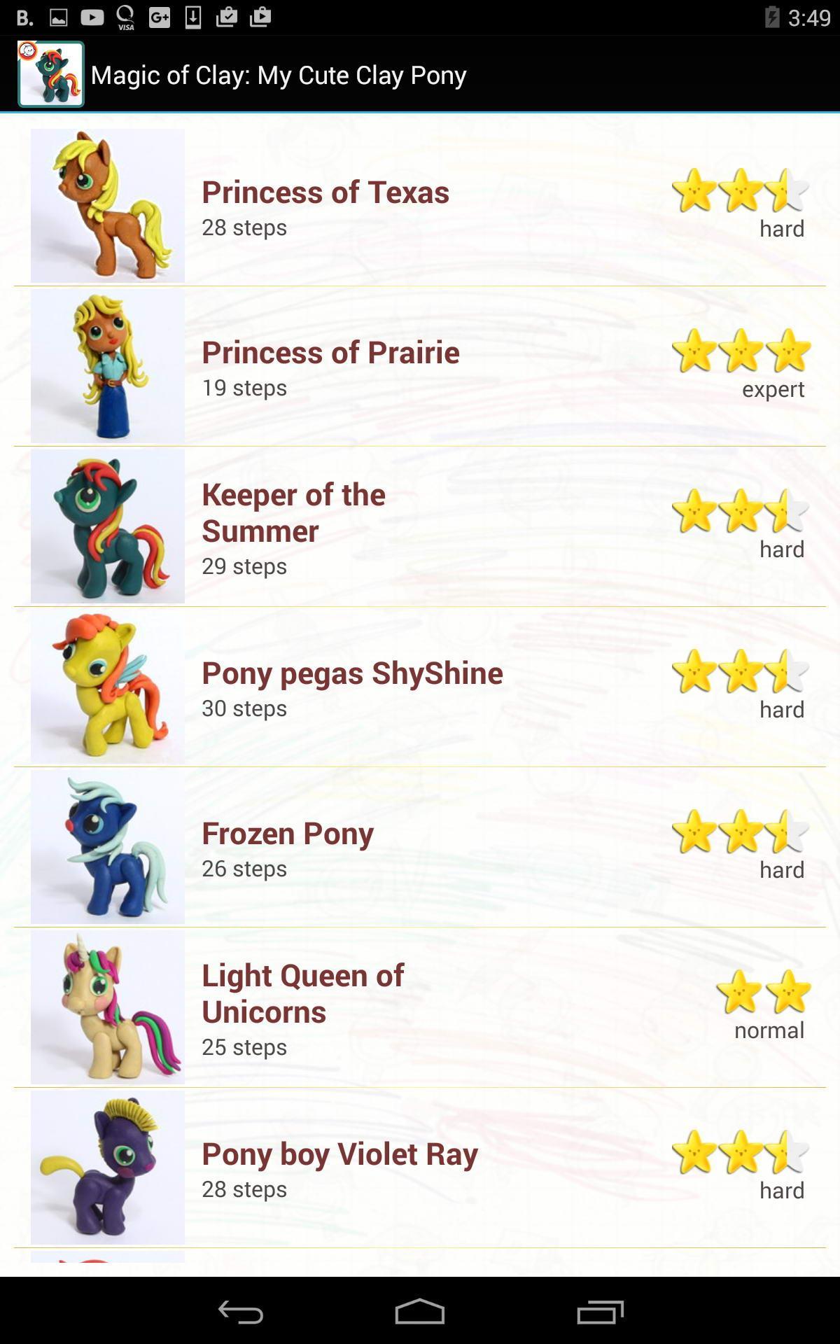 Magic of Clay: Pony and Horses