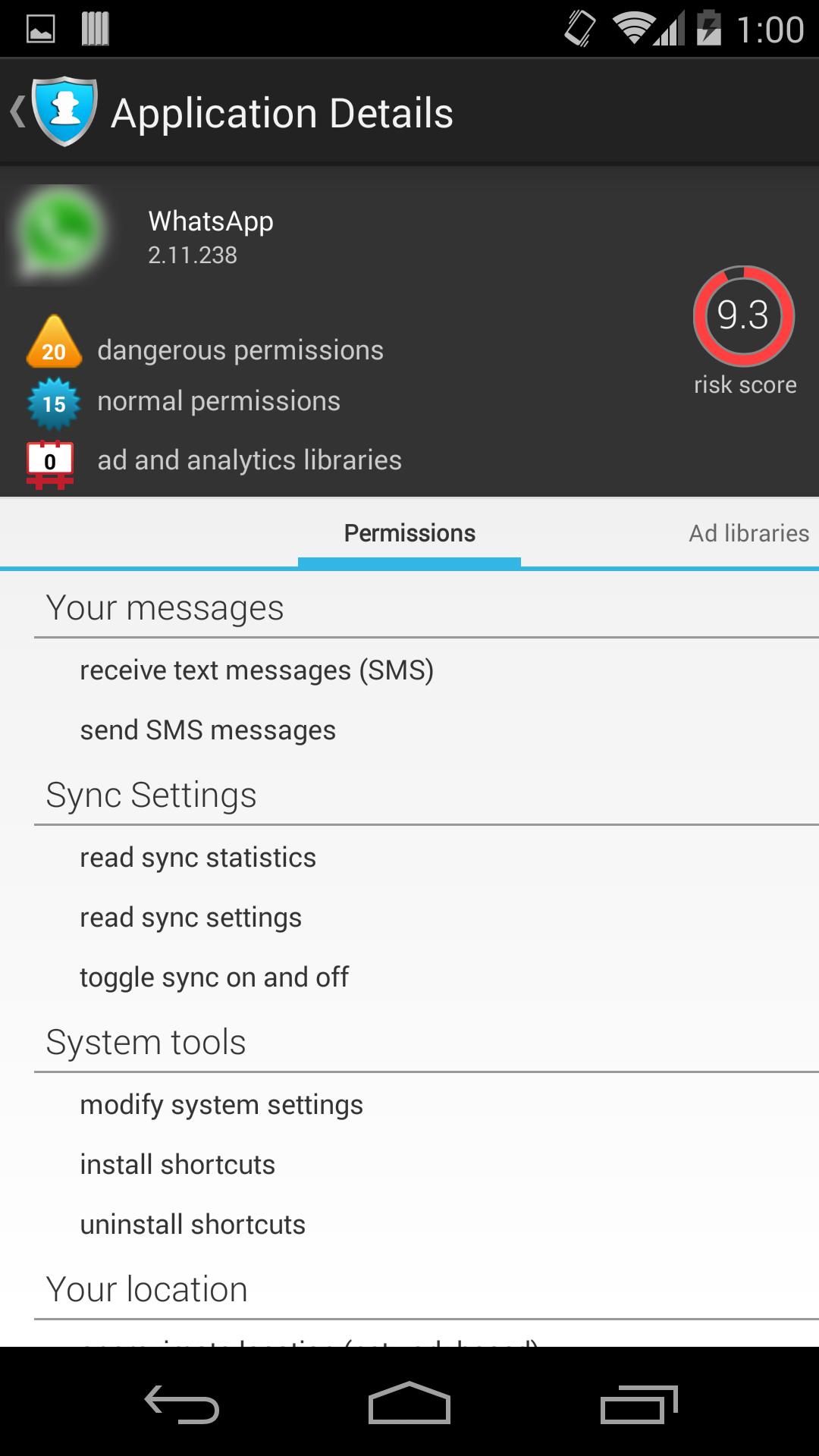 SRT Privacy Inspector