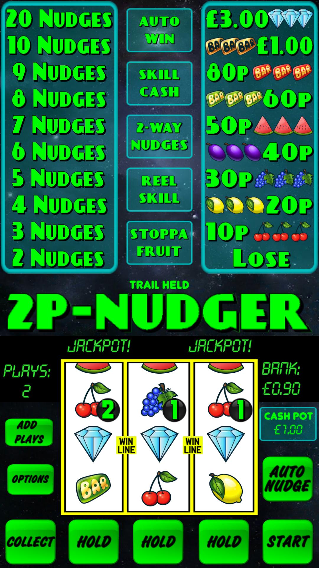 2p Nudger Fruit Machine