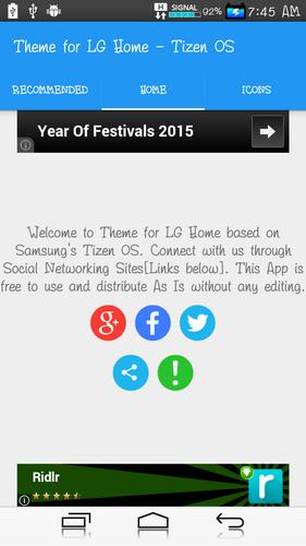 Theme for LG Home - TizenOs