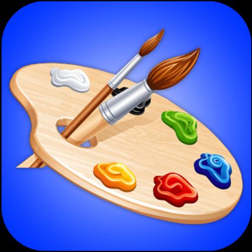 Kids Coloring blue Book