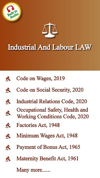 Industrial And Labour Laws
