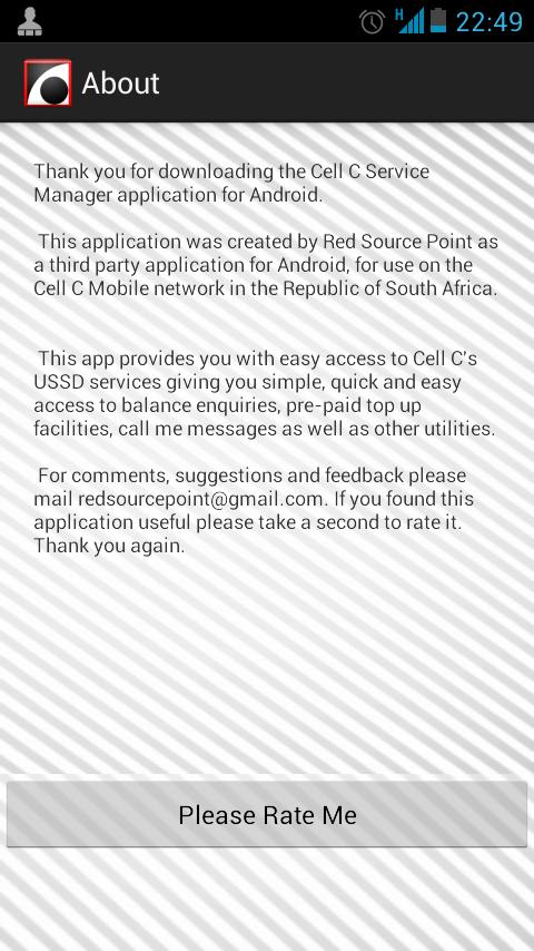 Cell C Service Manager