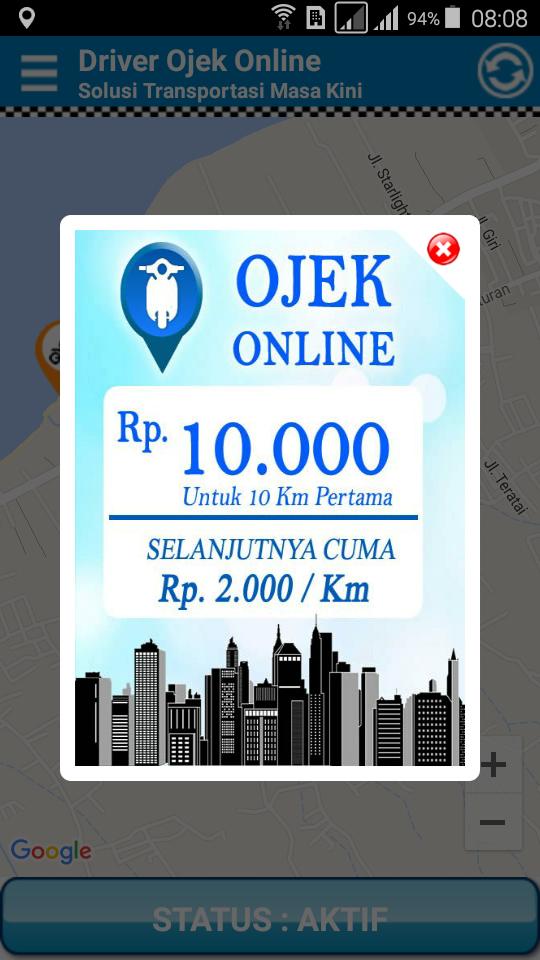 Driver Ojek Online (BETA)