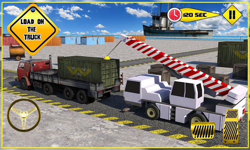 Crane Simulator Cargo Truck