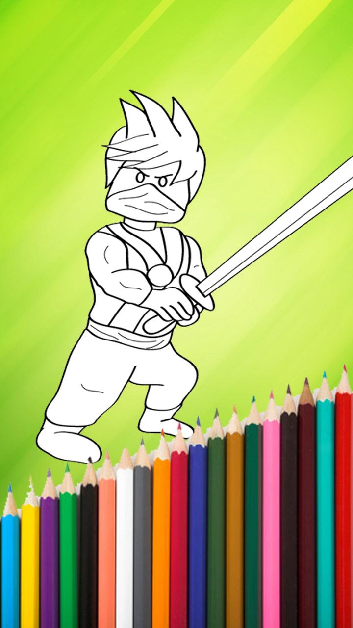 SuperHero Coloring Game Ninja
