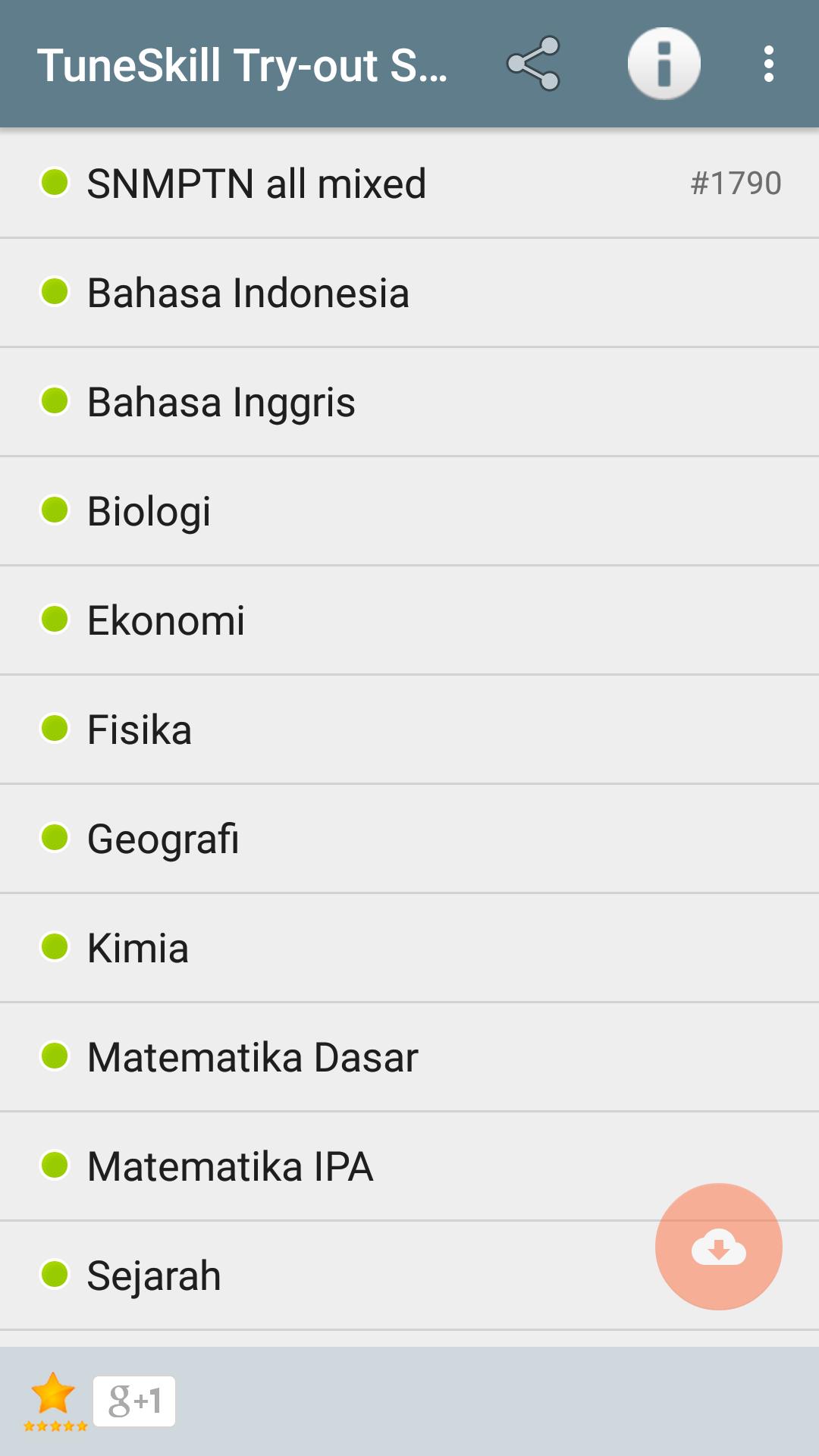TuneSkill SBMPTN 2017/2018