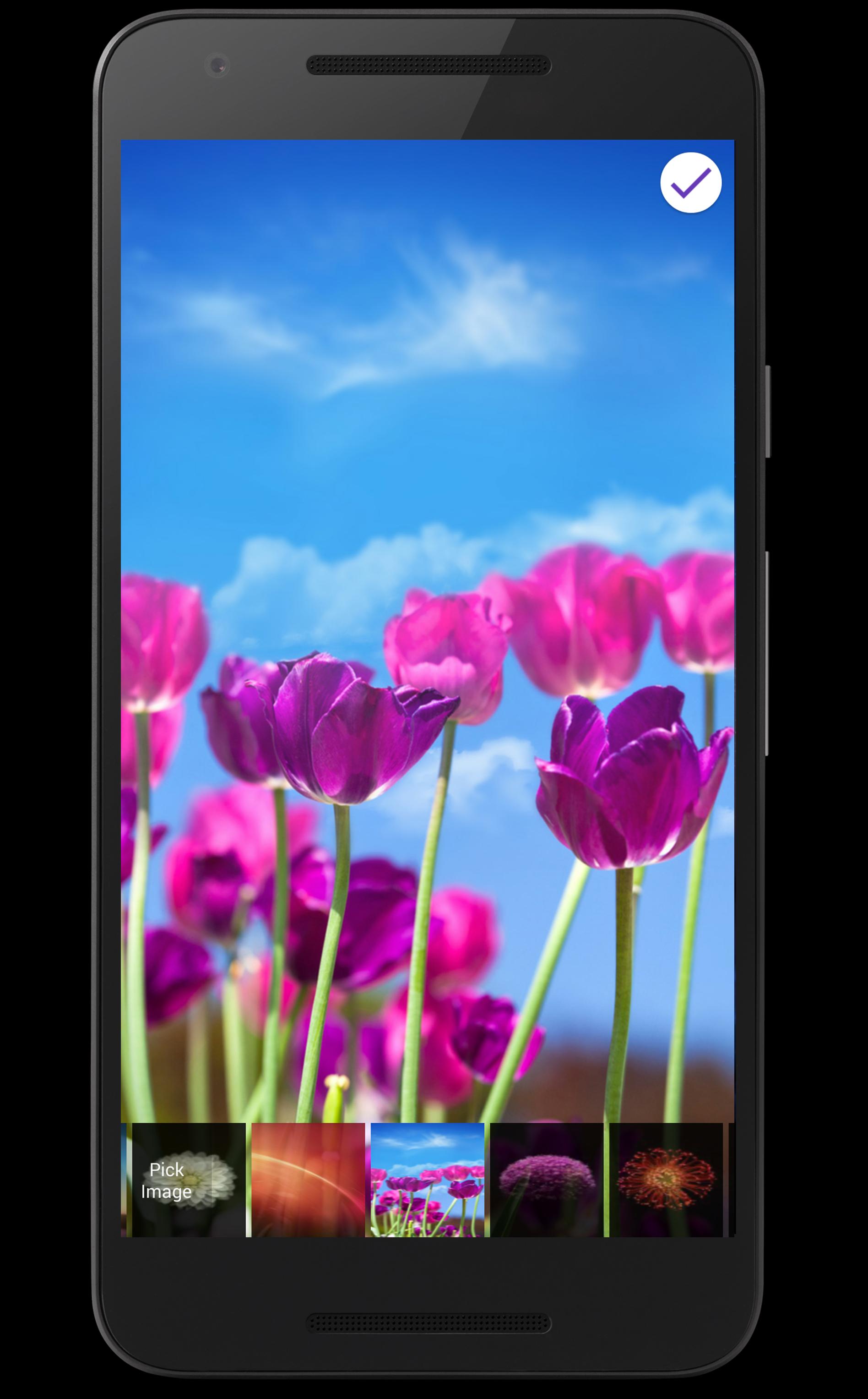 Real fingerprint screen unlock