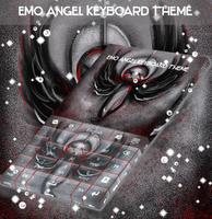 Emo Angel Keyboard Theme