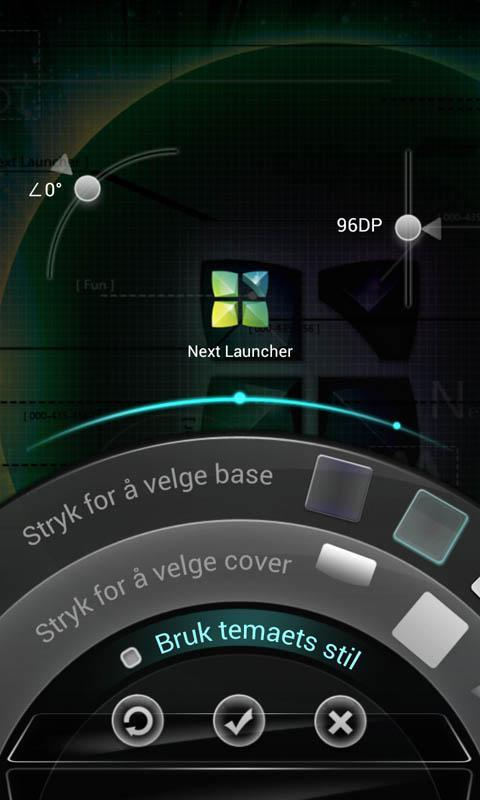 Next Launcher Norwegian Lang