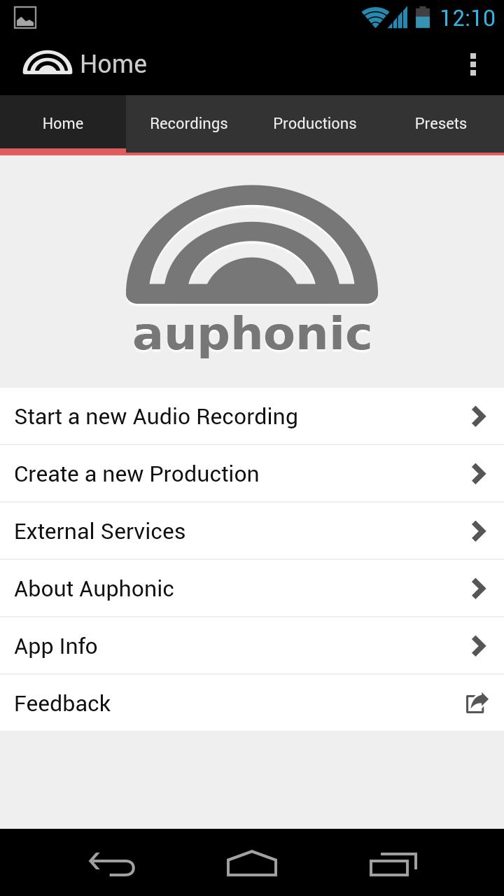 Auphonic Audio Recorder