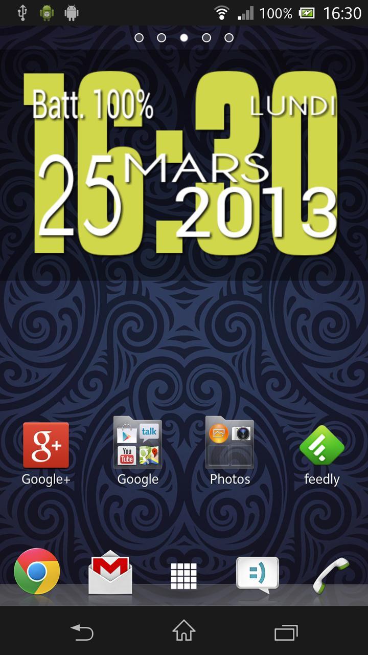 Easy Clock Widget Lite