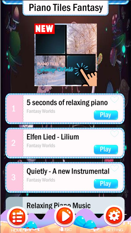 Piano Tiles Fantasy Worlds