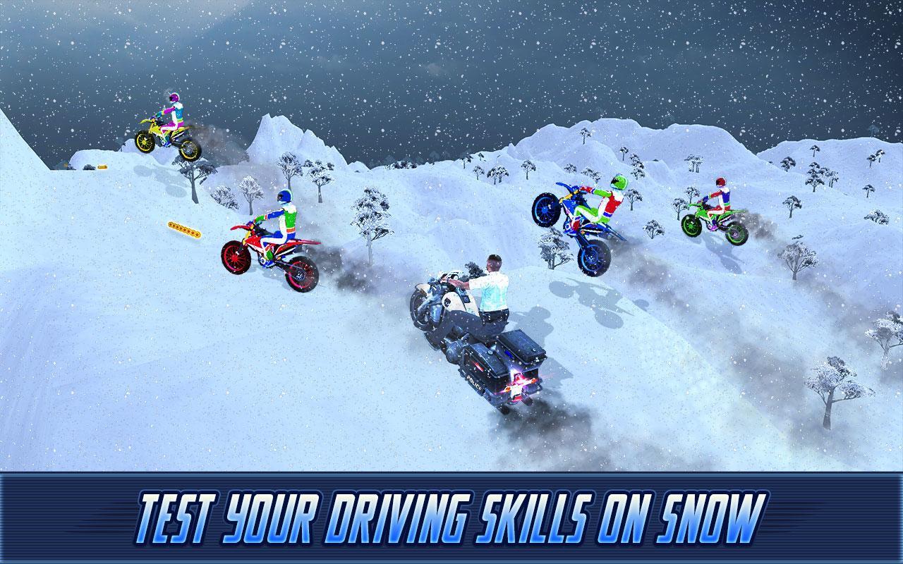 Offroad Snow Bike Simulation - A Moto Racing Game