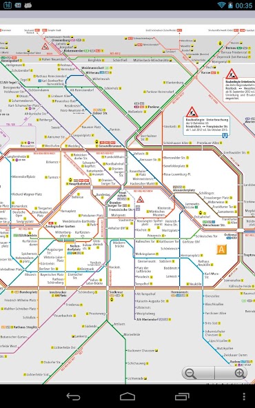 Berlin Metro (U-Bahn) Map 2024