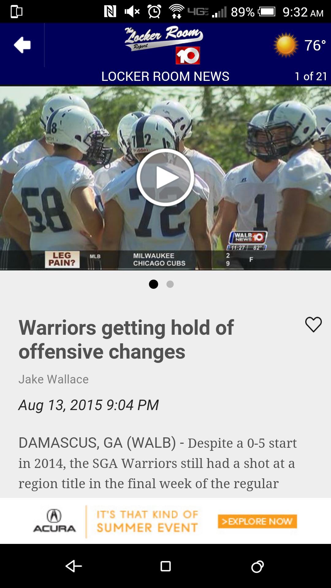 WALB Locker Room Report
