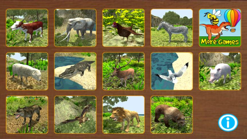Animal Puzzle 3D