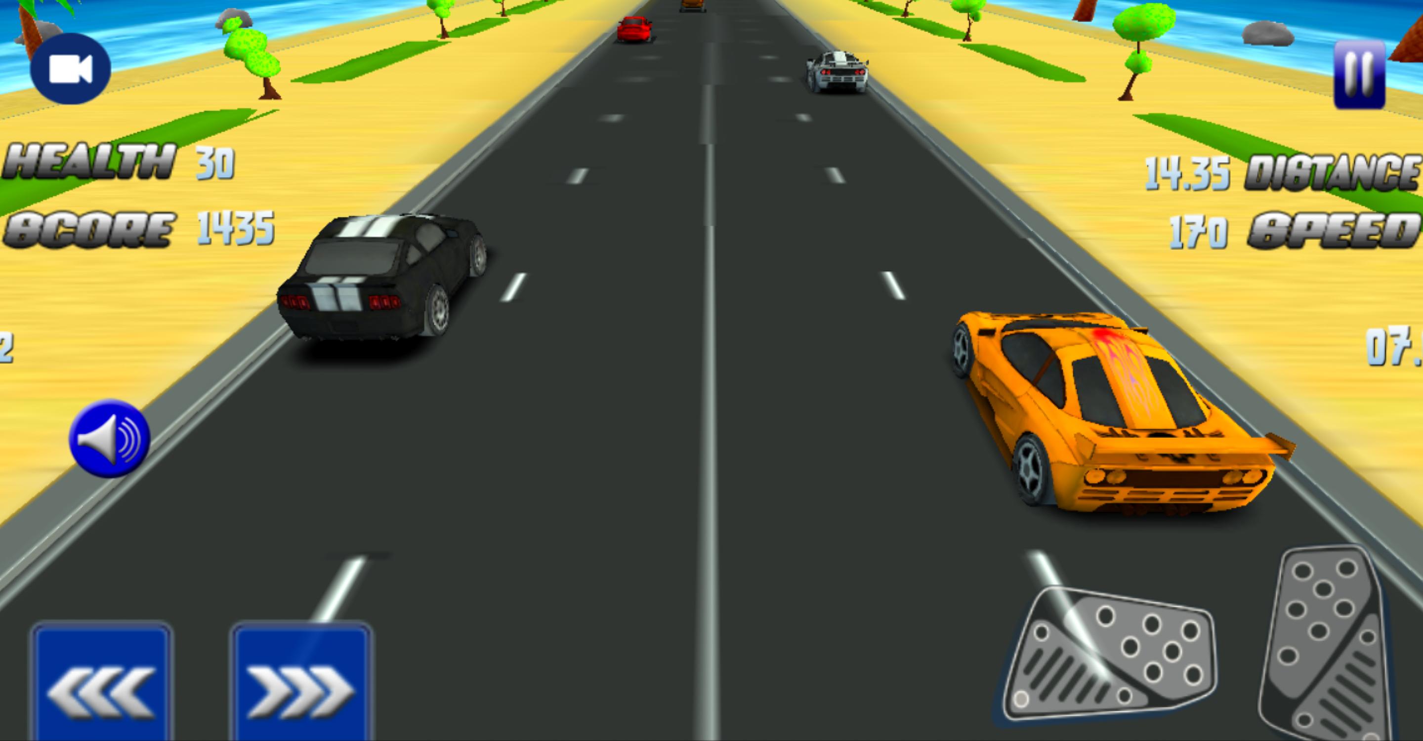 Turbo Car Traffic Racing 3D