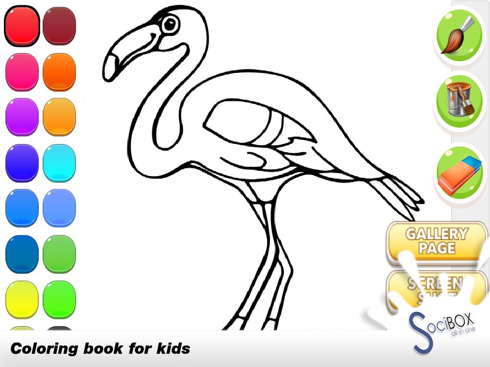 Stork Coloring Book