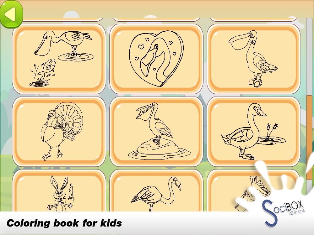 Stork Coloring Book