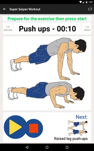 Workout for Super Saiyan