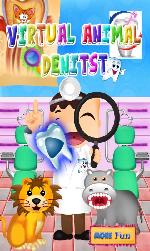 Pets dentist animal games