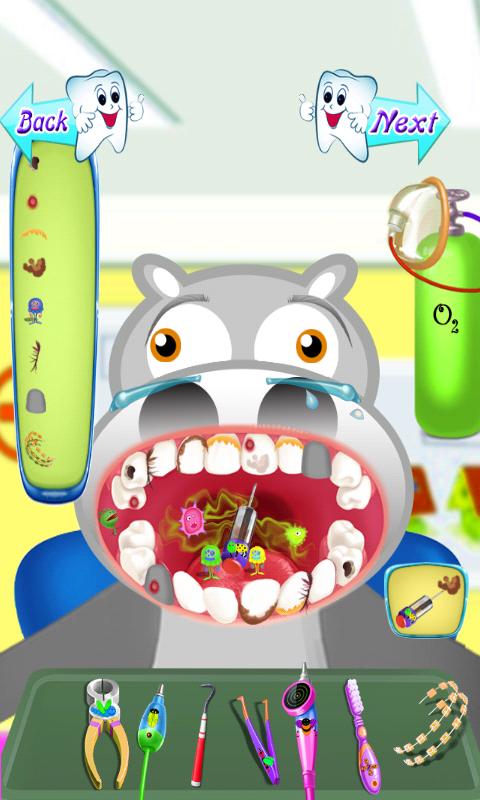 Pets dentist animal games
