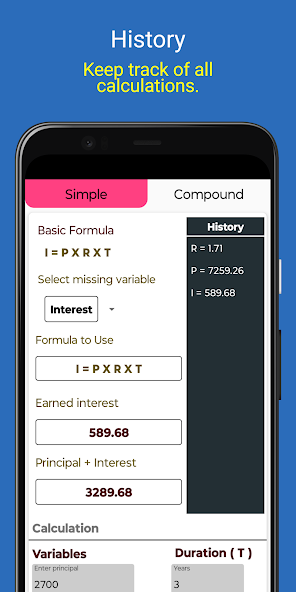 Simple Interest Calculator